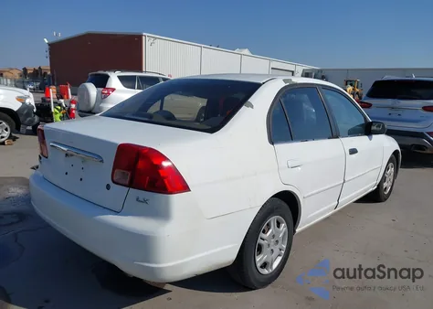 2001 Honda Civic Lx z USA, uszkodzony, nr VIN 2HGES15531H586329